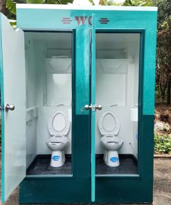Nhà vệ sinh di động hai buồng
